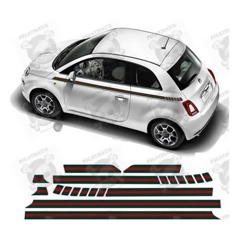 fiat 500 gucci stripe kit uk|Shop Fiat 500 Gucci Decals .